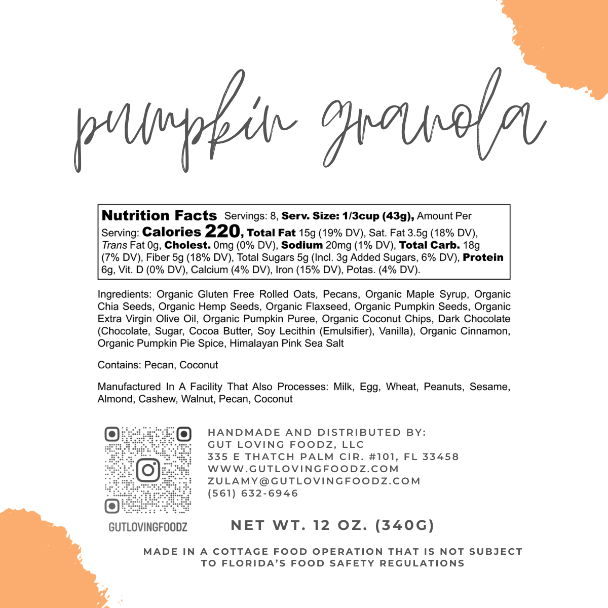 Pumpkin Spice Granola